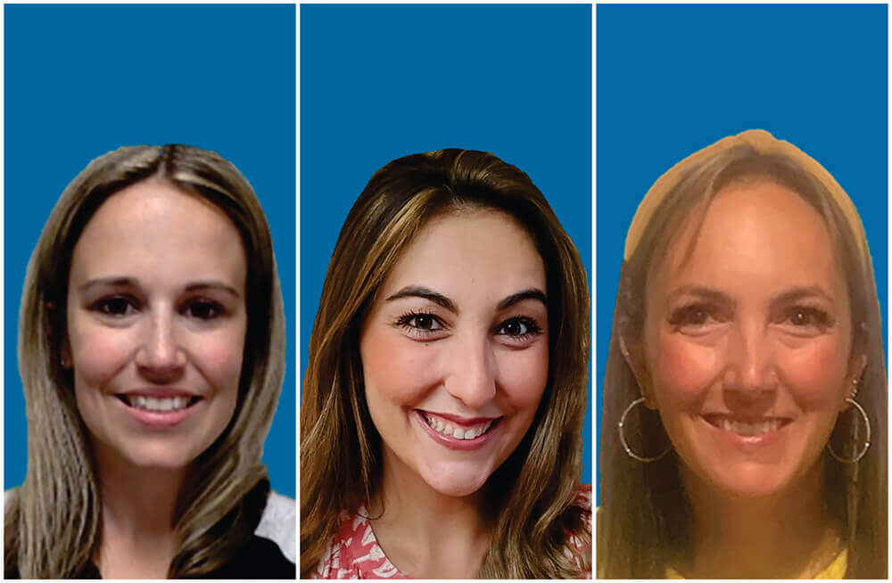 Three headshots of GSE students