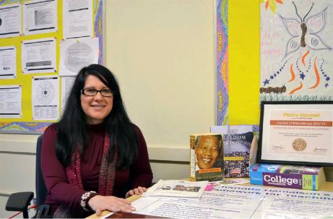 Georgia Kouriampalis, alumna and founding principal of Brooklyn High School of Leadership and Community Service in Brooklyn.