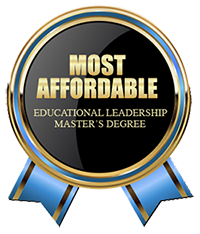 Most Affordable Educational Leadership Master's Degree badge