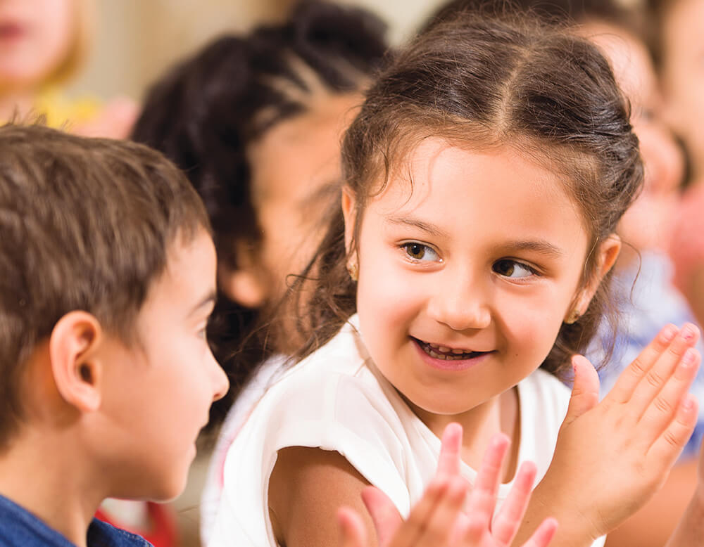 Children can learn math skills through music